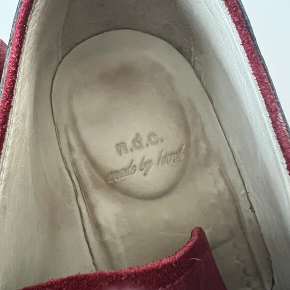 N.D.C Handmade Sunday Hudson Leather Laced Up Derby Shoes Women Size 39.5 - Picture 6 of 12